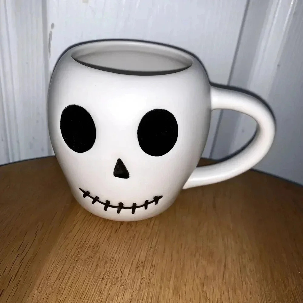 Coffee mug the night before christmas theme mug Jack face, white color